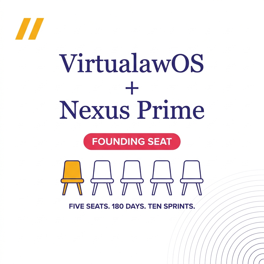 VirtualawOS + Nexus Prime - Founding Seat